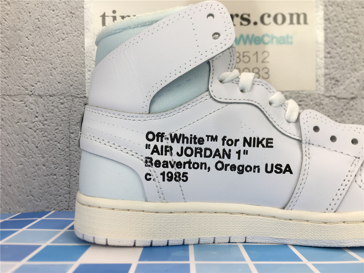 OG Batch Off-White Air Jordan 1 White AQ0818-100